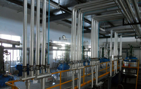 It is a manufacturing facility for preparing raw materials for the manufacture of substances. Here it is being prepared for production.
